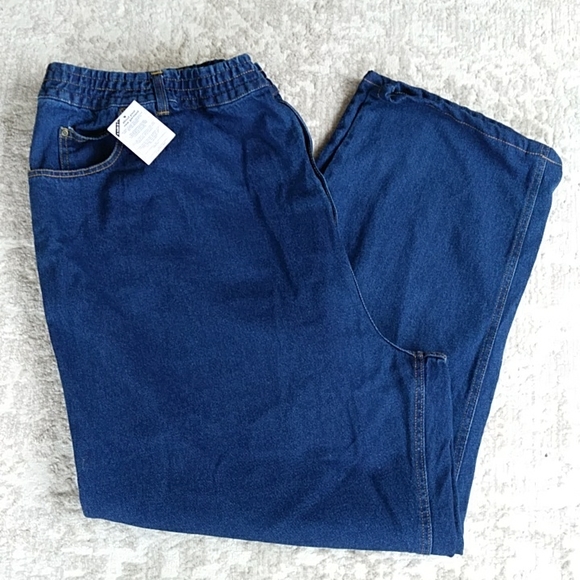 King Size Other - New King Size Stretch Waistband Zip Fly Prewashed Jeans 3XL Blue